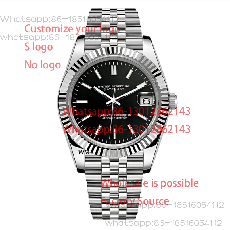 Luxury Watch Black - Mouvement NH35 JUST | Montre mécanique