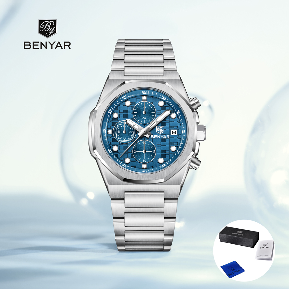 Luxury Watch Organizer For Men - BENYAR – montre-bracelet à Quartz pour