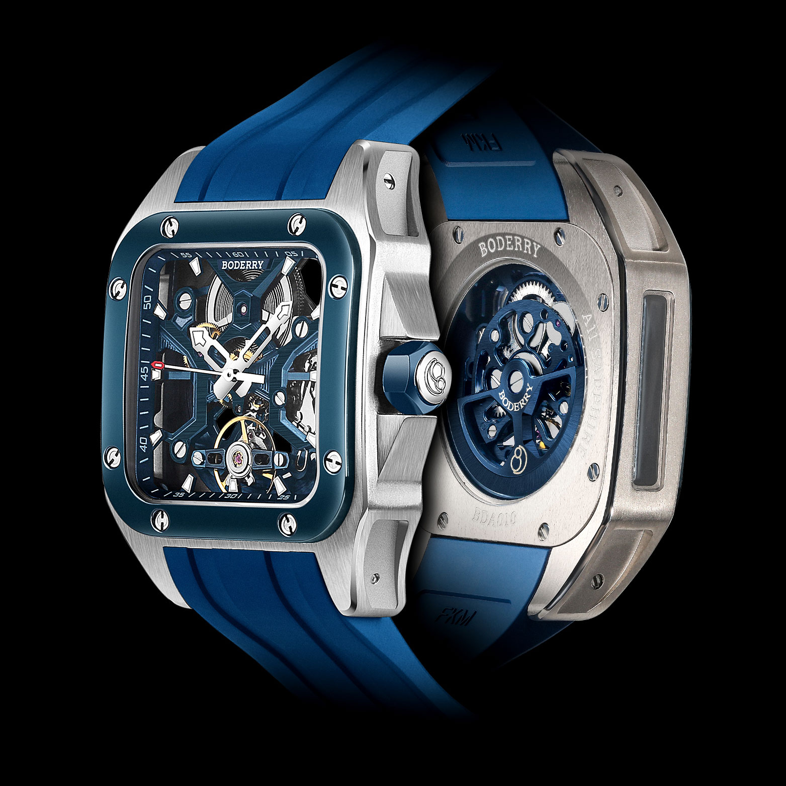 Minute Repeater Watch - BODERRY-Montres Seton pour Homme, Modules Carrés,