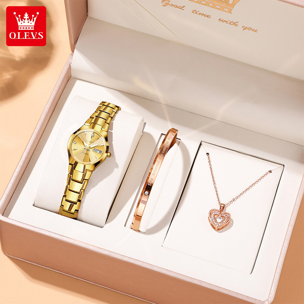 Luxury Watch Lady - OLEVS dames montre 8697 luxe élégant