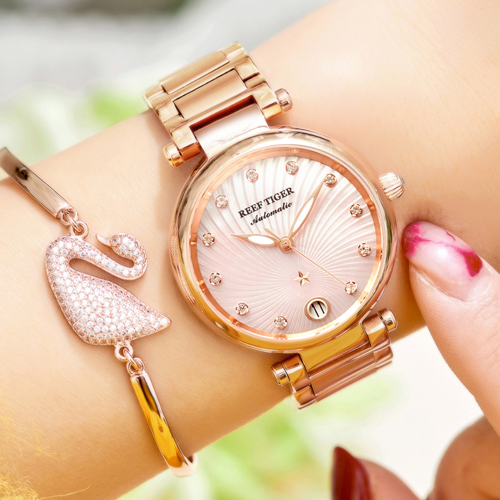 Luxury Watch White - Récif Tiger – montre automatique de