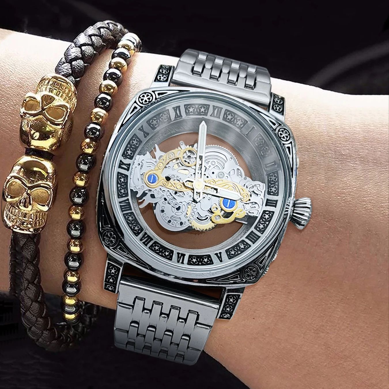 Luxury Watch Value - Montre pour hommes, montre-bracelet à quartz