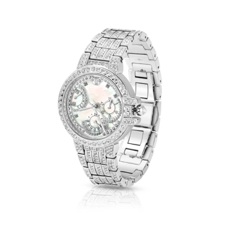 Luxury Watch White - Montre Bracelet BELLUX en Alliage de