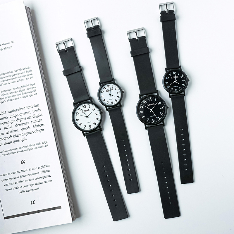 Luxury Watch Lady - Montre à Quartz noire Simple pour
