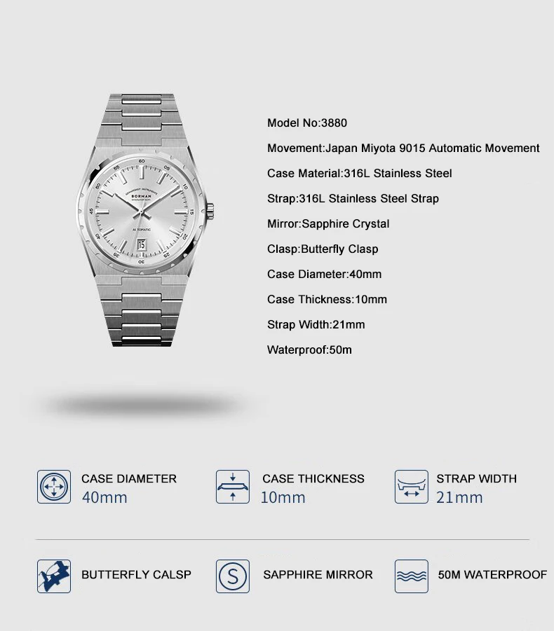 BORMAN – montre-bracelet autom - Minute Repeater Watch avis et prix