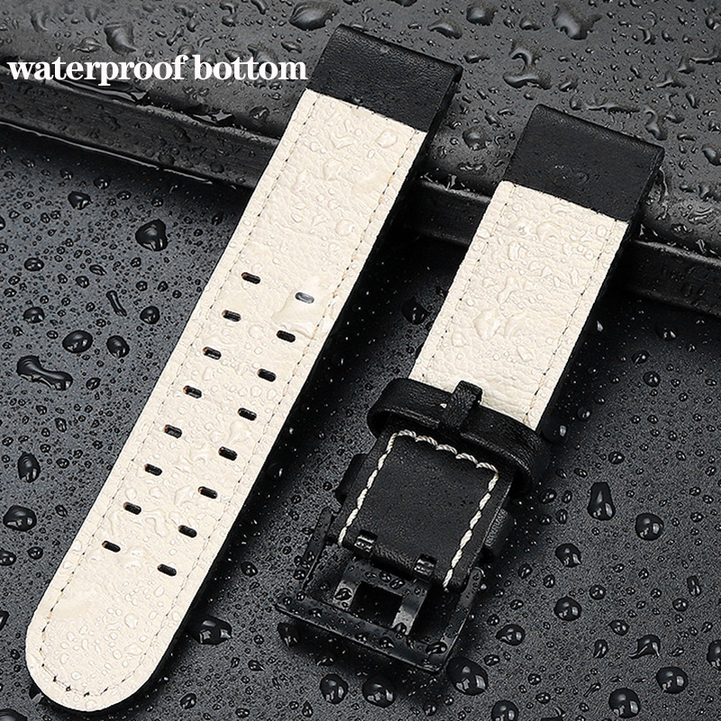 Bracelet de montre en cuir vér - Field Watch Military avis et prix