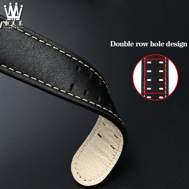 Bracelet de montre en cuir vér - Field Watch Military avis et prix