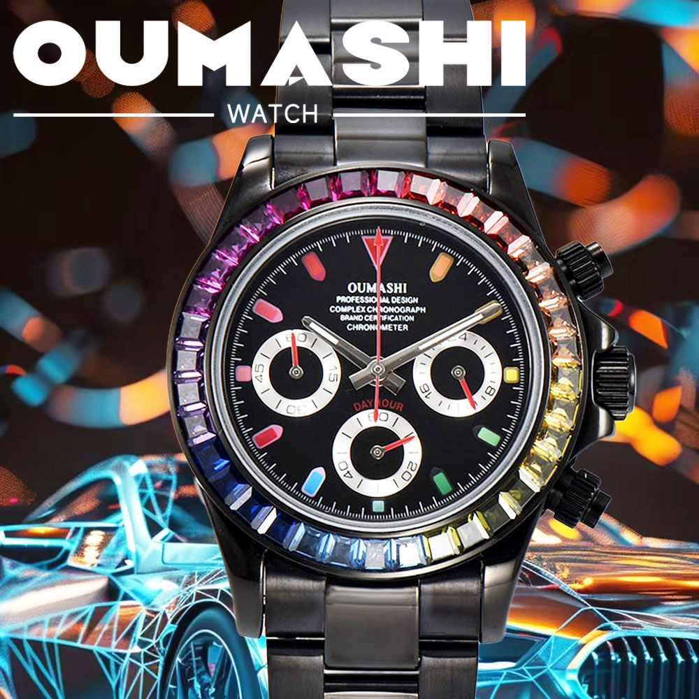 Montre de luxe pour homme de 3 - Luxury Watch Black avis et prix