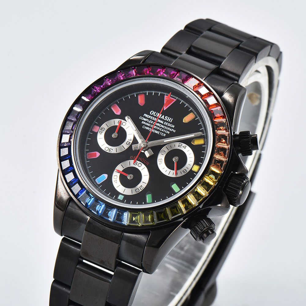 Montre de luxe pour homme de 3 - Luxury Watch Black avis et prix