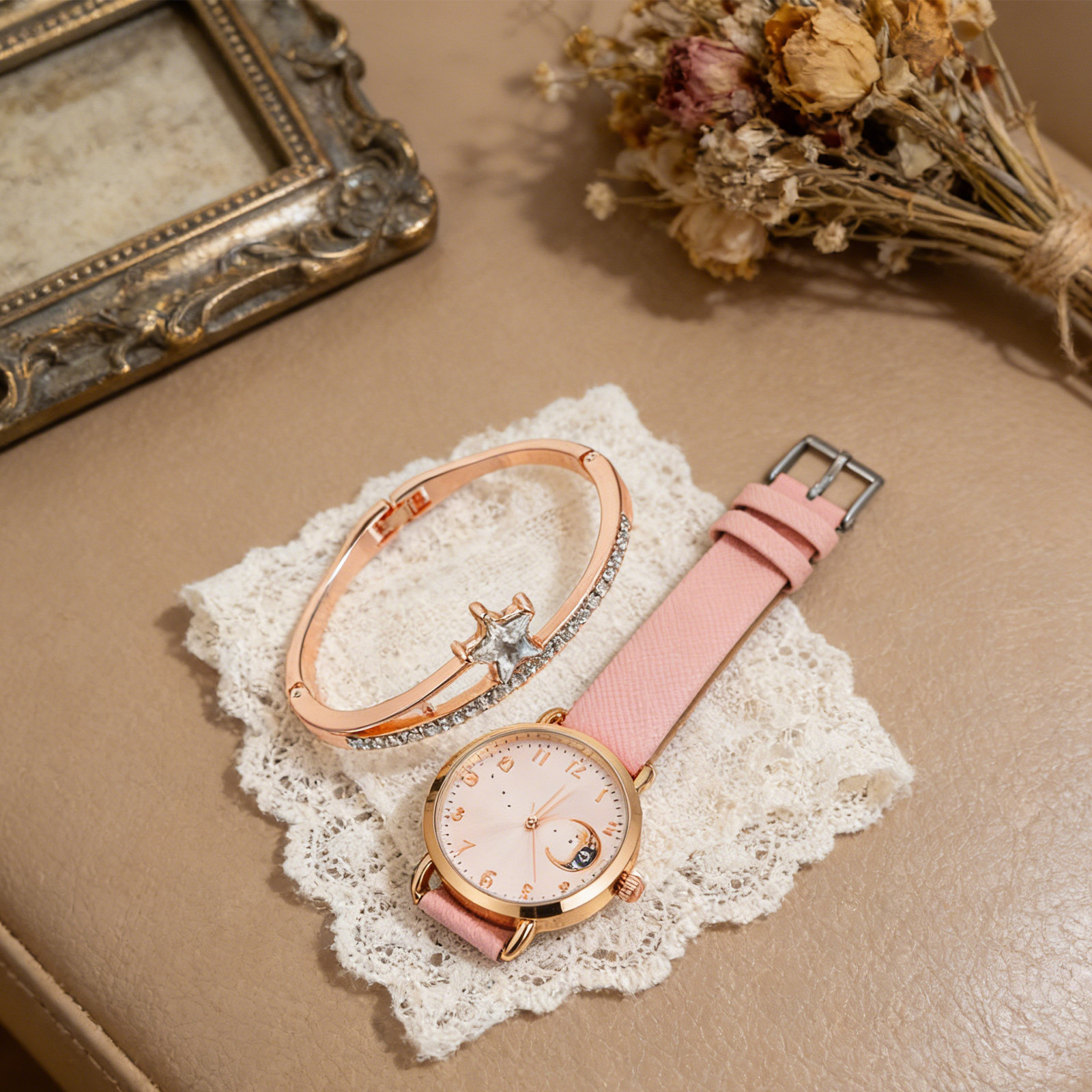 Ensemble de montre et bracelet - Luxury Watch White avis et prix