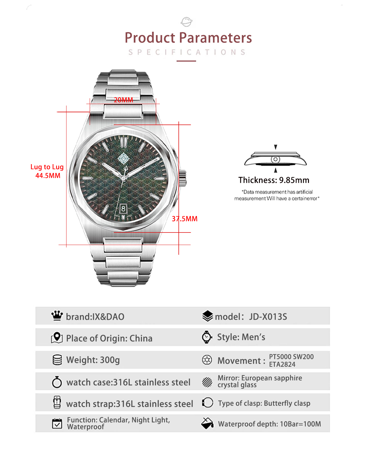 IX&DAO 2026 Nouvelle Montre Mé - Minute Repeater Watch avis et prix