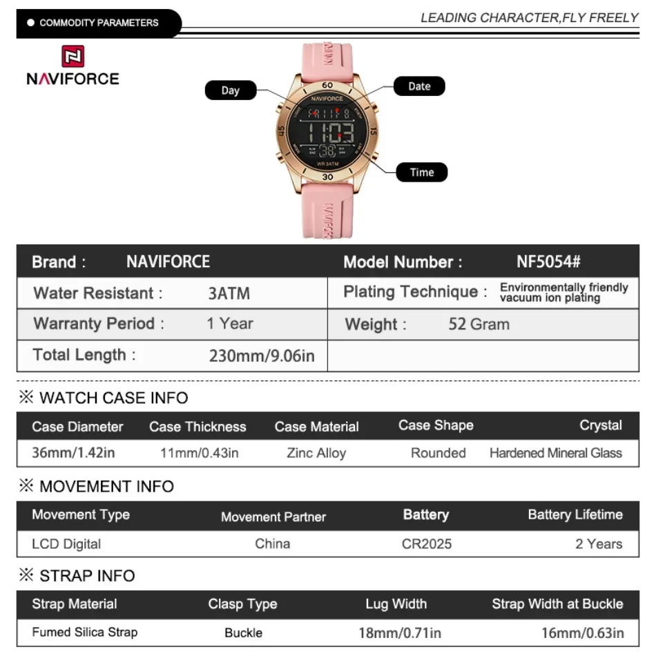 NAVIFORCE montre pour femmes m - Luxury Watch Black avis et prix
