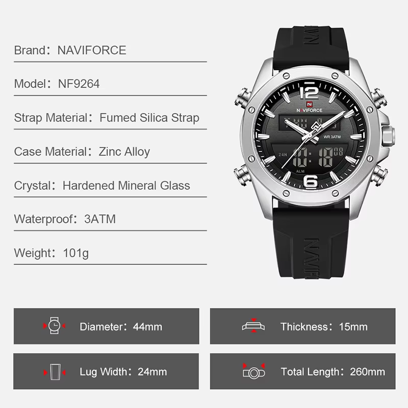 Montre NAVIFORCE pour homme, q - Field Watch Military avis et prix