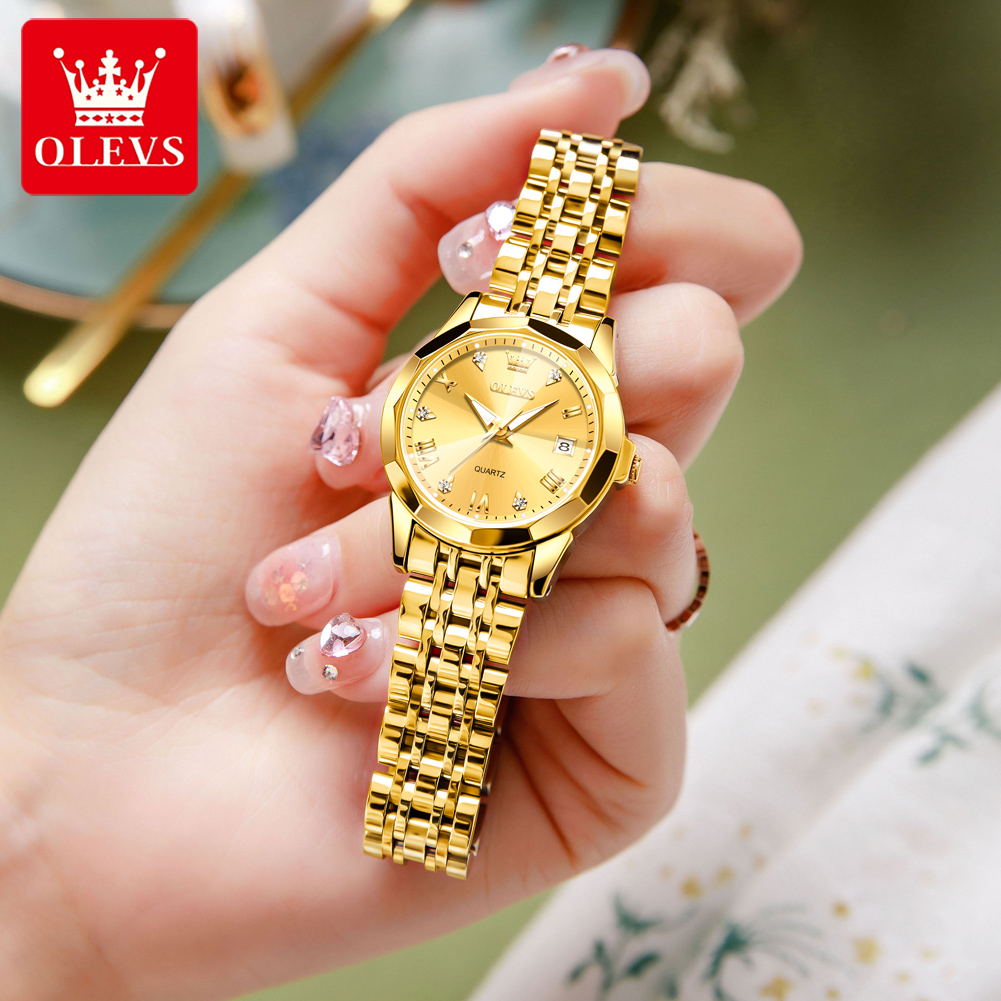 OLEVS mode montre dorée pour f - Luxury Watch Lady avis et prix