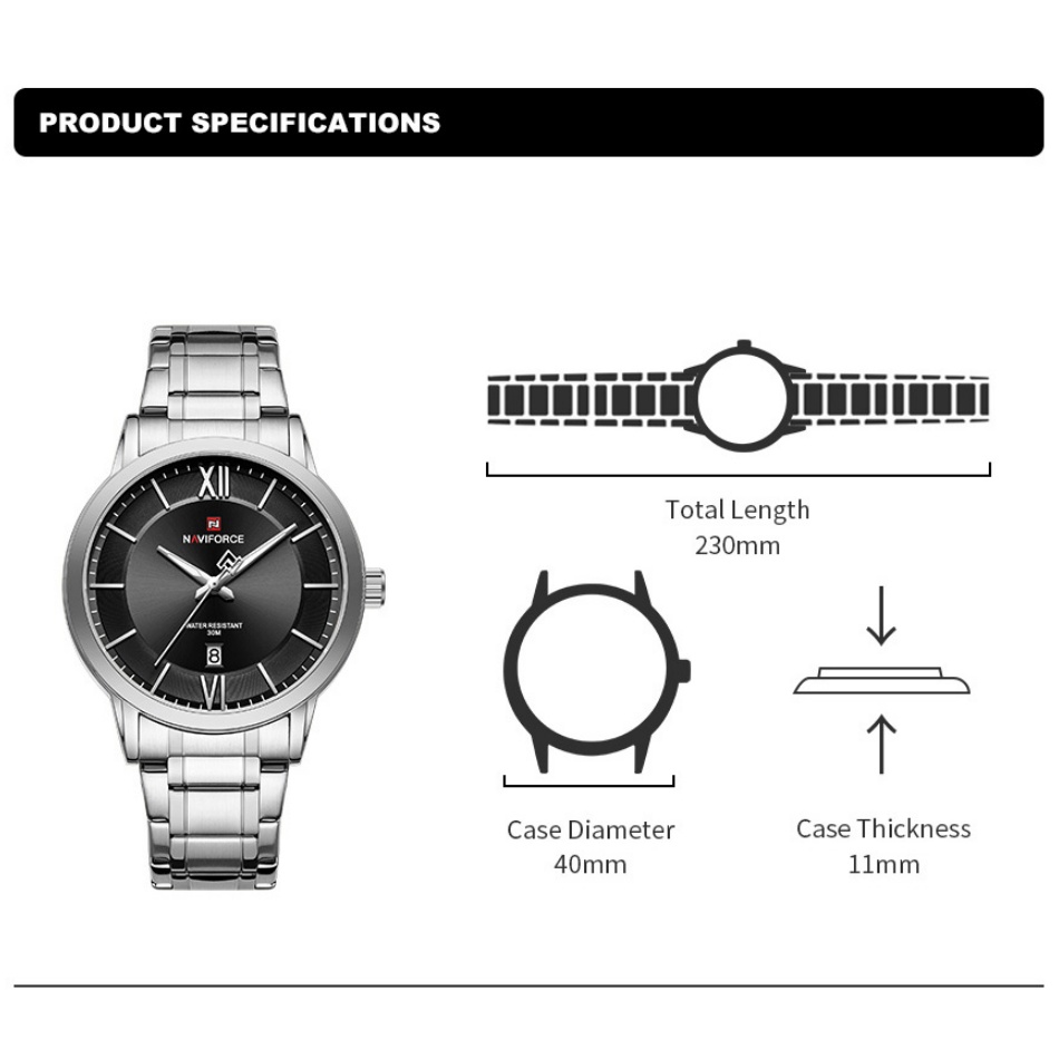 NAVIFORCE montres pour hommes  - Field Watch Military avis et prix