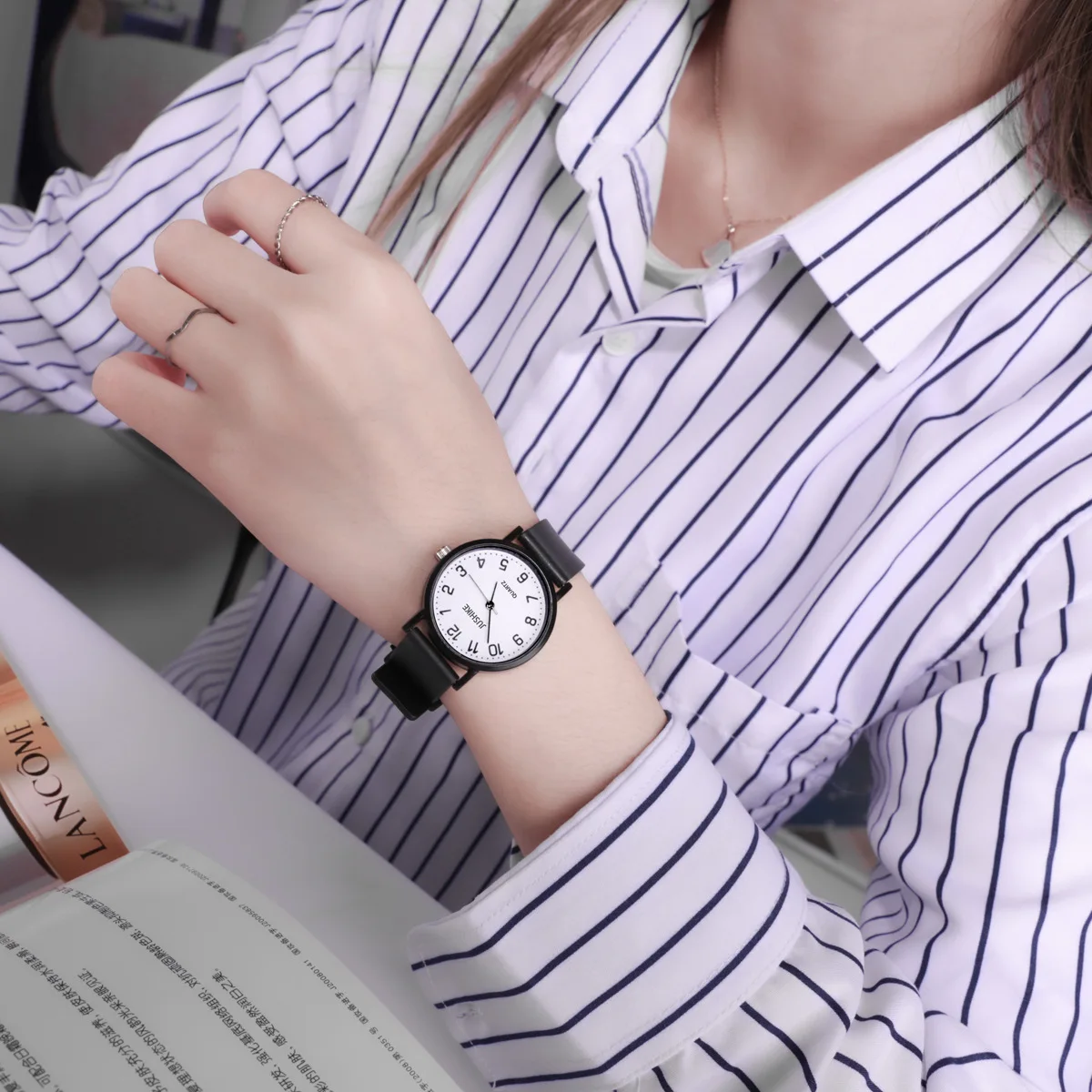 Montre à Quartz noire Simple p - Luxury Watch Lady avis et prix
