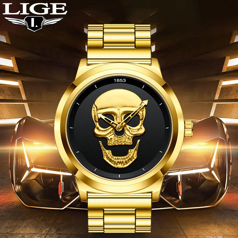 LIGE Top marque de luxe Quartz - Luxury Watch Organizer For Men avis et prix