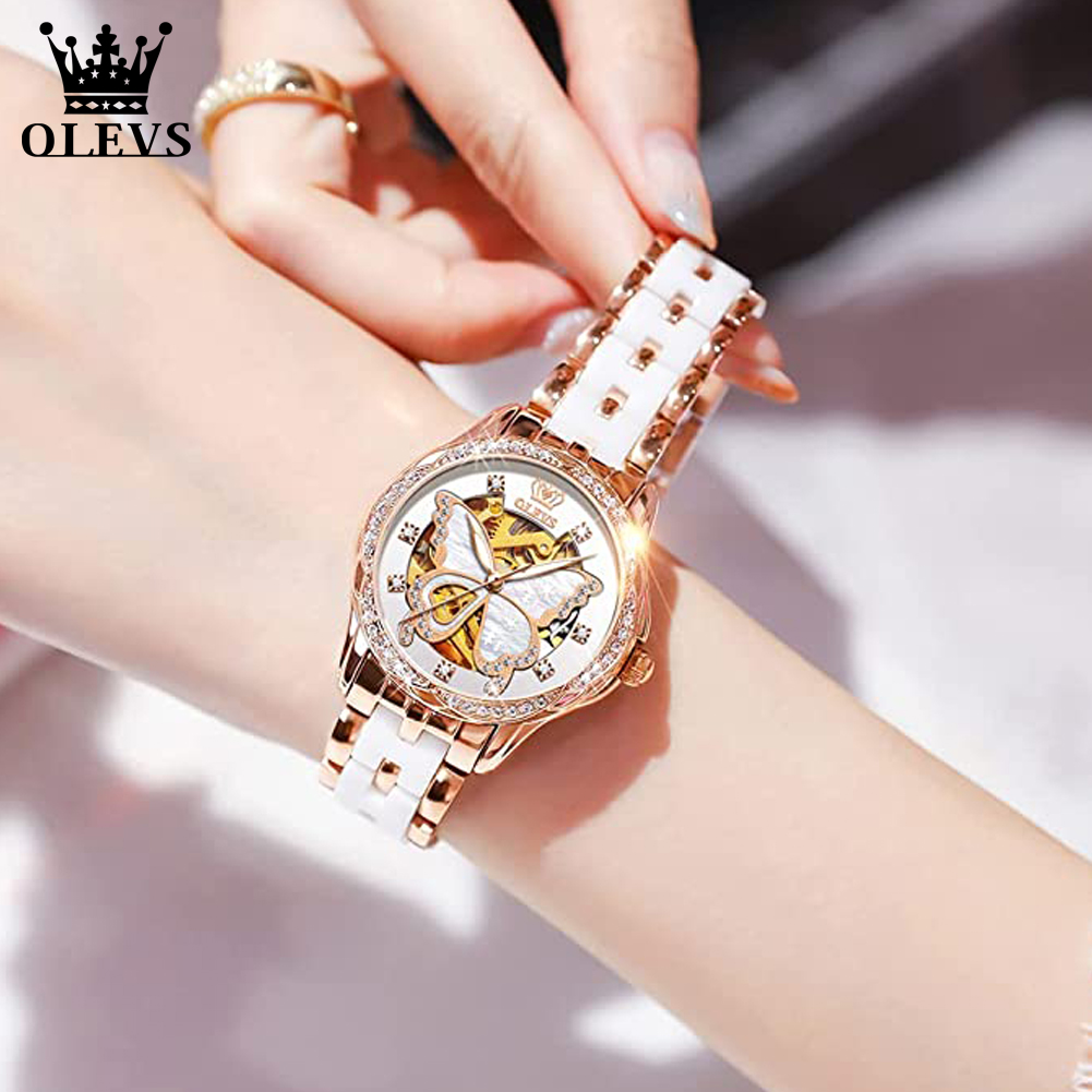 OLEVS-Montres Automatiques pou - Luxury Watch White avis et prix
